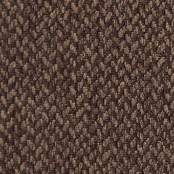 Woven fabric texture, coffee brown with beige highlights, dense irregular node pattern, tight structured weave, studio lighting.