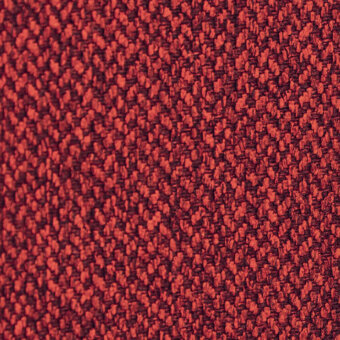 Red woven fabric texture with a nubby, irregular surface; matte finish, tight weave, tonal variations, and product details “bontempi tego011 chilly”.