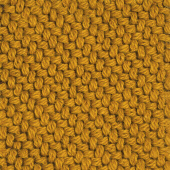 Mustard yellow kvadrat coda fabric texture, dense nubby weave with grid pattern, matte finish, durable upholstery textile sample tkc02.