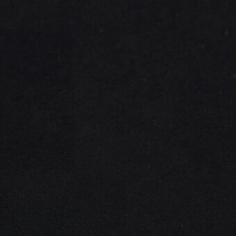 Black fabric swatch with a matte, finely woven texture; brand Bontempi, Nordic collection, Teno015 – Coal designation visible.