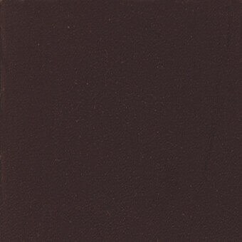 Full-grain hide leather swatch in dark brown displays a matte, textured surface with subtle grain and natural shading variations; product code q235 q403.