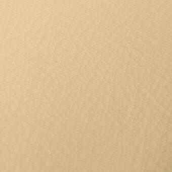 Beige nappa leather texture with a fine-grained, mottled pattern and smooth matte finish displaying a dense network of irregular markings.