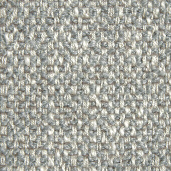 Heathered gray basketweave fabric with a speckled texture, matte finish, and visible fiber weave; brand text “borzalino” at bottom.