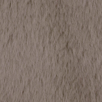 Taupe short-pile fabric texture with vertical striations, matte finish, and subtle mottling; brand text “borzalino” visible.
