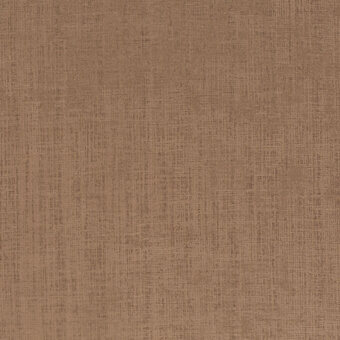 Borzalino fabric sample, brown linen weave, textured surface with vertical striations and matte finish; label reads “pastel poetry ch2890-028”.