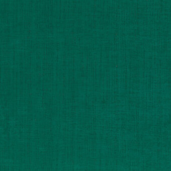 Teal fabric sample with irregular weave, mottled texture, and dark green threads; subtle printed text reads “borzalino…ch2890 – 039”.