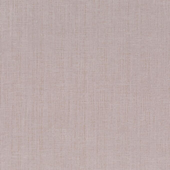 Woven fabric texture in muted pastel pink and beige tones, displaying a fine, irregular pattern and matte finish with product text.