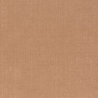 Terracotta fabric sample with a linen-like weave, matte finish, and tonal variations; Borzalino “pastel poetry ch2890 – 065” fabric (g).