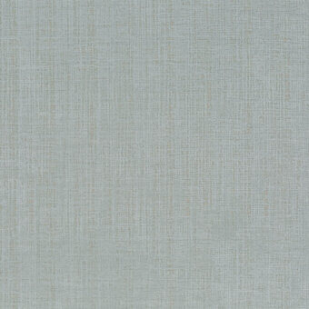 Pastel green woven fabric sample with beige-gold threads, exhibiting a matte, linen-like texture and vertical weave; Borzalino Pastel Poetry ch2890–081.