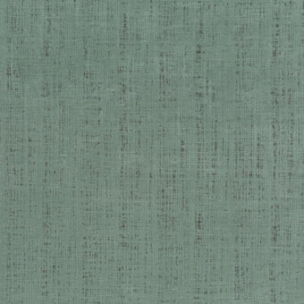 Sage green fabric sample with mottled texture, featuring dark gray flecks and a linen-like pattern; Borzalino Pastel Poetry ch2890 collection.