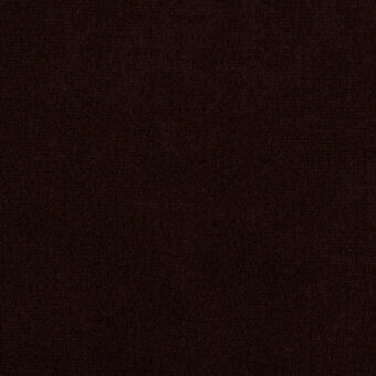 Dark brown velvet fabric, “Augusta Velvet – 009” by borzalino, features a dense, short pile and matte finish with subtle grain.