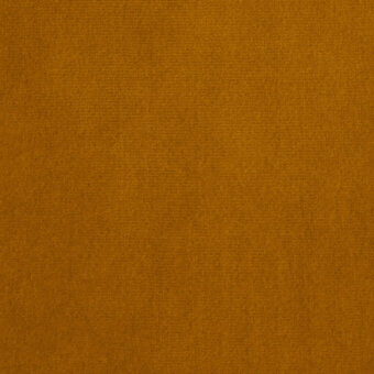 Augusta Velvet fabric sample, mustard yellow, dense short pile with a matte finish and subtle tonal variations, borzalino collection.