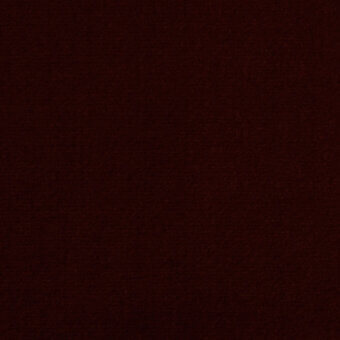 Augusta Velvet fabric swatch in burgundy displays a horizontal grain and matte finish, showcasing a rich, deep texture by borzalino.