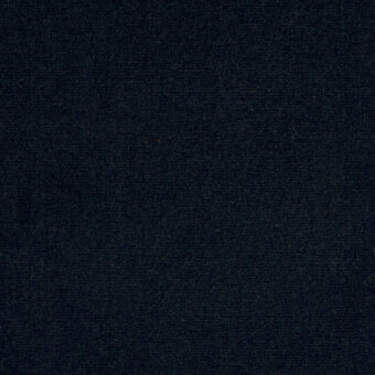 Dark teal Augusta Velvet fabric by Borzalino, dense short pile, subtle vertical grain, matte finish, suitable for upholstery.