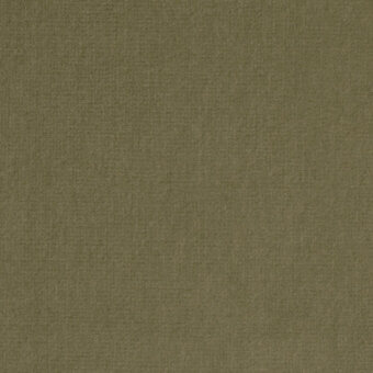 Olive-green velvet fabric texture with a dense, short pile and uniform weave, displaying a consistent matte finish and subtle surface variation.