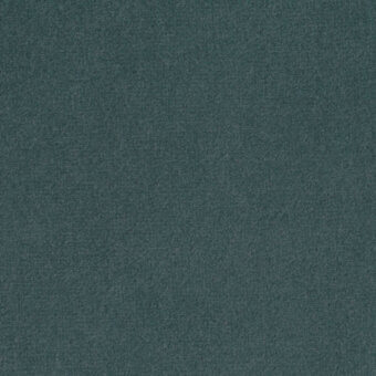Teal velvet fabric texture with a short pile and matte finish, displaying granular detail and color variations; text reads “borzalino > fabric (l) > augusta (velvet)."