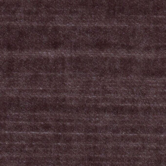 Plum velvet fabric texture displaying a horizontal pile and brushed quality, with imprinted textile details: “borzalino > fabric (l) > boss (velvet) > boss velvet – 6042.”