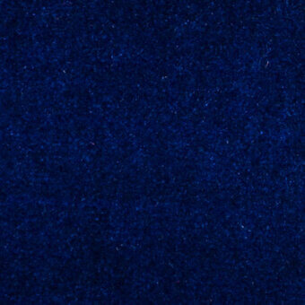 Blue boss velvet fabric texture sample, dense short pile, matte finish, indigo tone, woven construction, part of Borzalino collection.