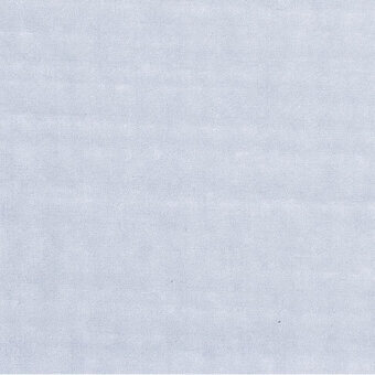 Velvet fabric swatch in muted blue-gray, exhibiting a dense, short pile and subtle texture with slight granular variation across the surface.