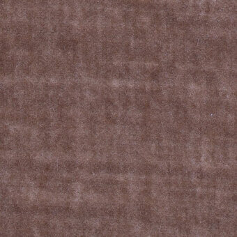Deep brown velvet fabric texture with a raised, bossed pattern and a short, dense pile creating a uniform matte finish.