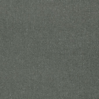 Borzalino fabric sample, gray-green fleck eco k5260, tight knit weave with matte finish and visible thread texture.