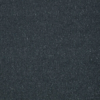 Dark gray woven fabric sample with a speckled texture, displaying a matte finish and uniform density against a neutral backdrop.