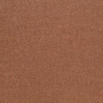Brown woven fabric texture, speckled with beige flecks, tight uniform weave, matte finish, Borzalino fleck eco k5260 sample.