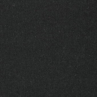 Dark gray fleck eco fabric sample displaying a tight woven texture with subtle tonal variations, labeled “fleck eco k5260 – 43”.