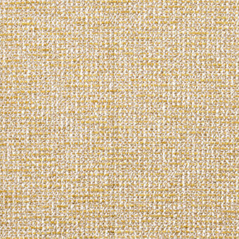 Fabric texture, off-white and golden-yellow, tight horizontal-vertical weave with nubby threads and warm neutral tones, studio lighting.