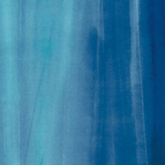 Borzalino Lagune Velvet 71253 fabric, Klein blue, displays a dense, plush pile with subtle vertical grain and watercolor-like streaks.