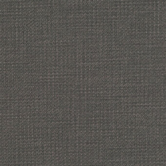 Gray looped pile fabric sample with heathered texture, uniform weave, and matte finish, displaying a nubby surface and faint text label.