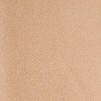 Light tan leather texture with irregular cracks and wrinkles, displaying a mottled appearance and variations in tone, studio lighting.