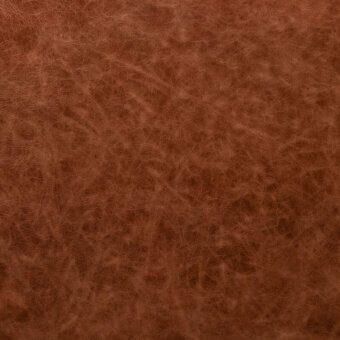 Cognac leather texture with a dense, irregular grain and matte finish evokes a distressed, vintage aesthetic and handcrafted quality.