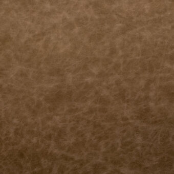 Distressed leather texture with mottled brown tones, featuring irregular lines and granular patterns, presented as a uniform studio sample.