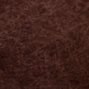 Distressed brown leather texture with chaotic fibrous pattern, chianti tone, and subtle shading variations highlighting surface complexity.