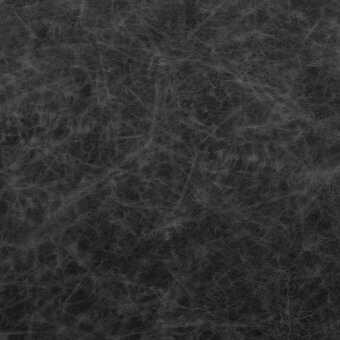 Distressed leather texture in dark anthracite gray features an irregular, web-like pattern of cracks and fissures across a matte surface.
