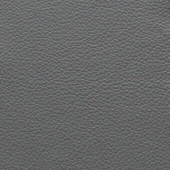Gray leather texture with repeating pebble-grain pattern on a white background, exhibiting a smooth, matte, consistent medium-gray tone.