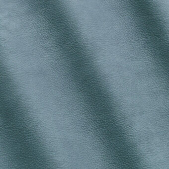 Blue-grey leather texture with dense pebbled grain, subtle distressing, and matte finish; muted cool tones create depth and visual interest.