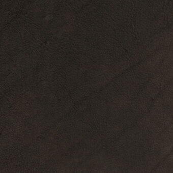 Dark brown “borzalino rustico” leather texture with distressed finish, matte surface, and irregular lines for upholstery applications.