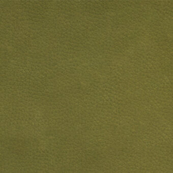 Olive-green leather texture with irregular creases, a matte finish, and muted earthy tones displaying a natural, handcrafted quality.