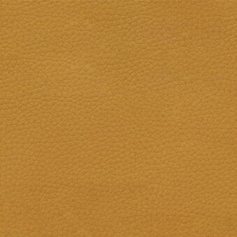 Golden-yellow leather texture with dense granulation, irregular lines, and rounded indentations; matte finish, uniform color, natural grain.