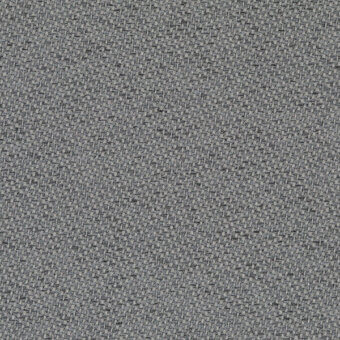 Heathered gray woven fabric texture with a dense, matte finish; label reads “bross fabric chili col. 60083,” indicating wool or blend.