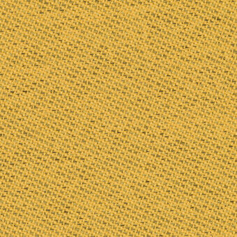 Mustard yellow woven fabric texture with irregular nubby weave, horizontal orientation, and printed brand label “bross > fabric (a) chili > col. 62086”.