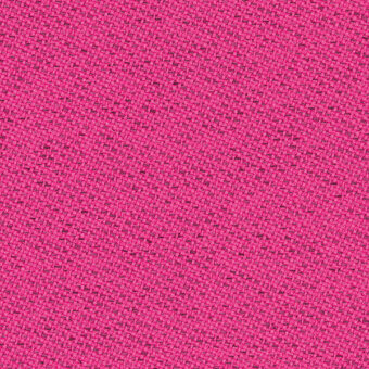 Pink woven fabric texture with irregular weave and heathered black threads, studio sample labeled “bross > fabric (a) chili > col. 64197.”