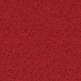 Red bross fabric sample with a tight diagonal weave and matte finish, featuring subtle heathered texture and consistent color saturation.