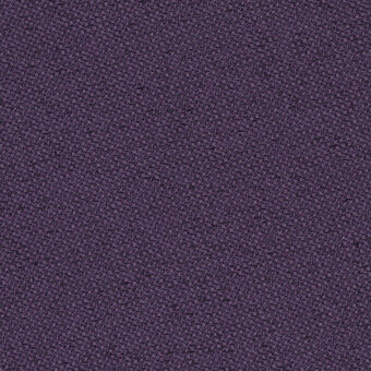 Purple fabric sample with a dense diagonal rib weave, matte finish, and textured surface; label reads "bross > fabric (a) chili > col. 65110".
