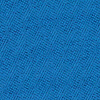 Blue woven fabric texture with diagonal weave, matte finish, labeled “bross > fabric (a) chili > col. 66173”, displaying a granular, consistent fiber structure.
