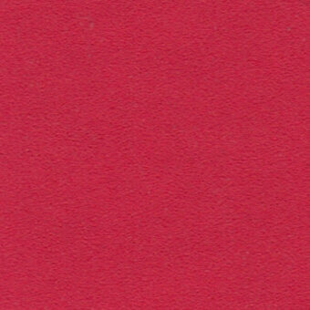 Red fabric swatch with granular texture, displaying “bross extrema ikon col. 1230” text, studio shot, woven material, deep crimson tone.