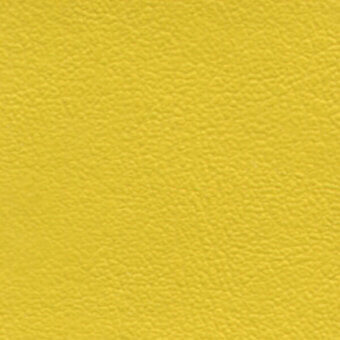 Yellow fabric swatch with a granular woven texture, displaying “bross extrema metal col. 6450” label, matte finish, and subtle tonal variations.