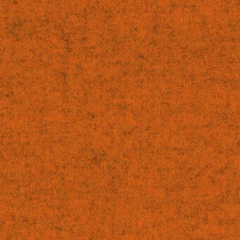 Orange fabric swatch with mottled texture, displaying color code col. 63112, brand Bross, and fabric type fabric (b) focus details.